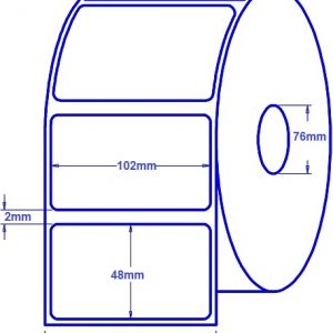 102x48 CNC label roll